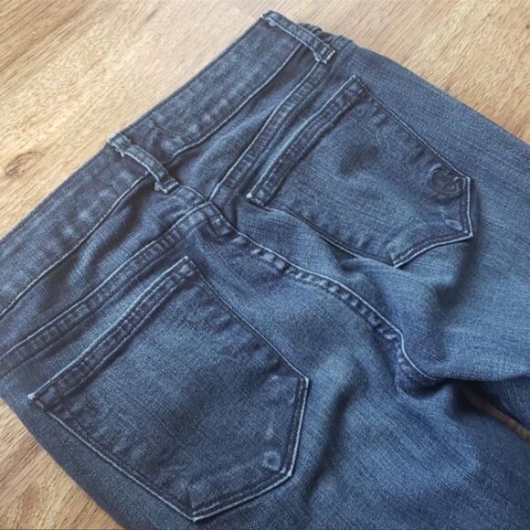 CJ by Cookie Johnson Princeville Dark Wash Mid Rise Straight Leg Denim Jeans 25 - Picture 6 of 16